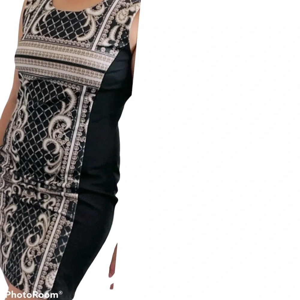 Haight & Ashbury Studio pearl patterned  sleeveless mini dress Sz M